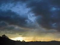 Abendstimmung bei Regen